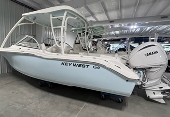 Key West 239 DFS Solid Ice Blue Boat